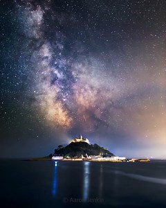 43K views · 1.7K reactions | The Milky Way over the beautiful landscape of Cornwall. If you would like to learn how I capture the night sky, come and join me on my Cornwall 2020 Night Photography Workshops! www.aaronjenkin.co.uk/Workshops #Cornwall #Stars #Night #MilkyWay #Astrophotography #NightPhotography | Aaron Jenkin Photography | Facebook