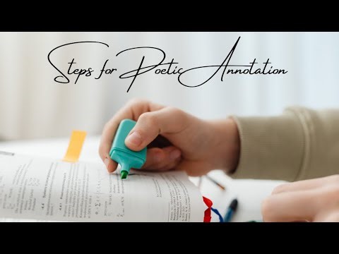 Steps for Poetic Annotation