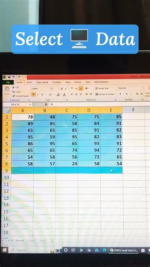 Grand total short cut || Ms Excel trick #excel #tricks #msoffice