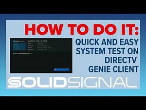 Quick and easy: Test your DIRECTV Genie client!