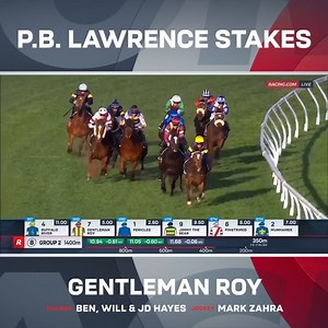 29K views · 167 reactions | The 8YO, Gentleman Roy, fends off Pinstriped & takes out the G2 P.B. Lawrence Stakes  Lindsay Park wins this race for the third time in a row!  | Racing.com | Facebook