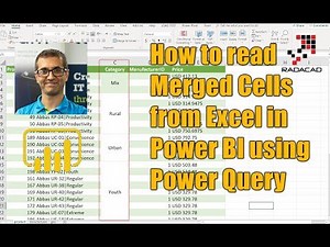 How to read Merged Cells from Excel in Power BI using Power Query
