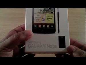 Samsung Galaxy Note Unboxing