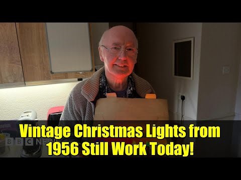 Vintage Christmas Lights from 1956 Still Work Today!