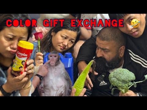 Color gift exchange 🤣🤣 expectation VS reality 🤦‍♀️😭😱😱