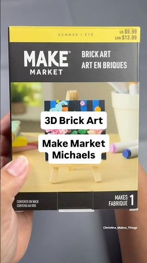 Make 3D Brick Art with Me #michaelsfinds #brickart -#craftkits