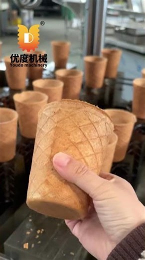 Crispy Cup Machine | Stable Forming & High-Speed Production #machine #factoryproducts #b2b