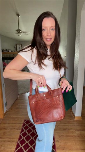 Hands free with my mini crossbody! . Portland Leather #portlandleather #plgpartner