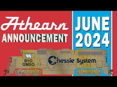 Athearn June 2024 Announcement: Athearn Genesis EMD GP40-2 Series Diesel Locomotive