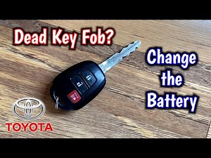 Toyota Tacoma - Key Fob Battery Replacement DIY - 2015,2016, 2017, 2018, 2019, 2020 and 2021