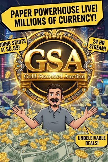 0.01¢ PAPER MANIA! 💵 Rare $500 Notes & High-Grade Currency w/ Will | eBay Live Video