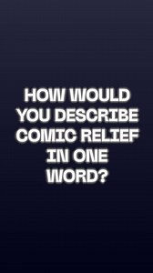 Impactful. Eventful. Smiles. Celebs and performers share what Comic Relief US means to them—in just one word. How would you describe Comic Relief US in one word? Let us know below! | Comic Relief US