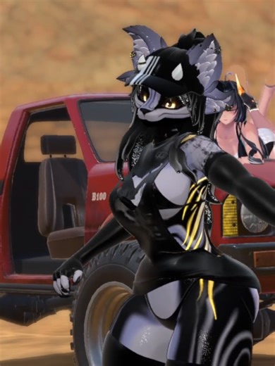 Stick Em Up #vrchat #fullbodytracking #lipsync #furryfandom | vrchat