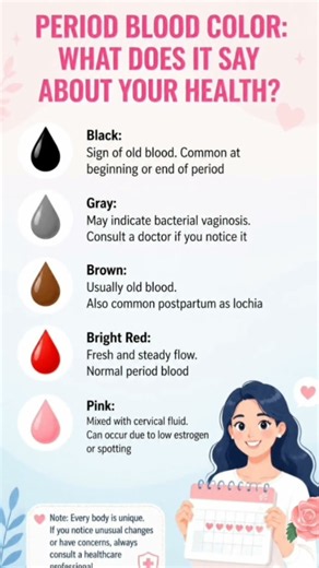 Period Blood Color Meaning Explained | What Your Period Says About Your Health