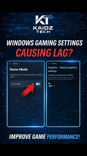 These Windows Gaming Settings Might Be RUINING Your FPS... #pc #windows #gaming #fps #tech #shorts