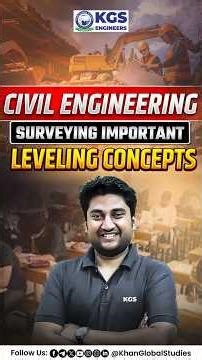 Leveling in Surveying: Most Important Concepts for Exams & Fieldwork #civilengineering #kgsengineers