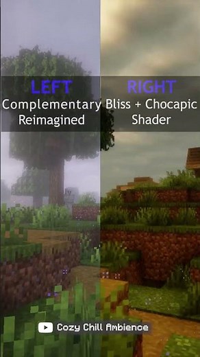 ✅ Complementary Reimagined vs Bliss Shaders, Which One Better? #shaders #minecraft #minecraftmusic