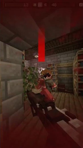 Got him! (Minecraft Blockfront mod)