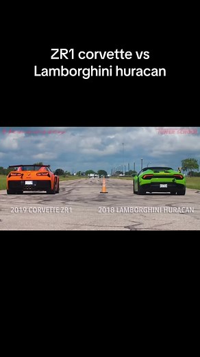 ZR1 Corvette vs Lamborghini Huracan - Highway Showdown