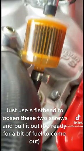 Changing Out a 350 Engine Fuel Filter