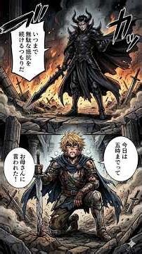 Aiが作った漫画のワンシーンに大喜利で台詞を入れてみた5
