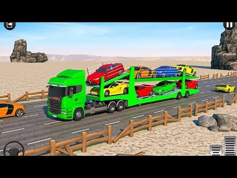 al3ab sayarat lil atfal: Crazy Car Transport Truck: Offeoad Driving Game