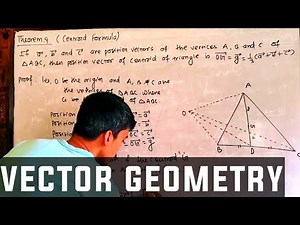 Vector geometry, Centroid Formula || Theorem 4 || SEE Optional math online class