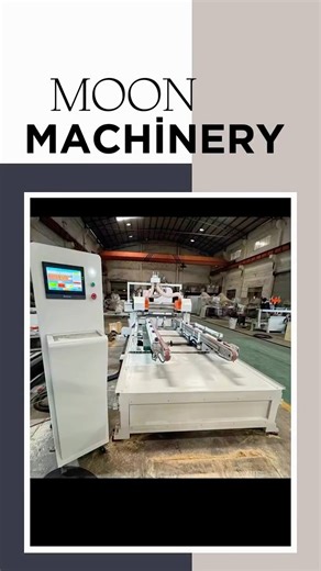 Moon Machinery on Instagram: "Automation made easy. Door panel sizing CNC machine with automatic feeder — designed for precision, speed, and efficiency. 🚀 Experience smarter production with Moon Machinery. #MoonMachinery #CNC #DoorProduction #Automation #Woodworking #Industry"