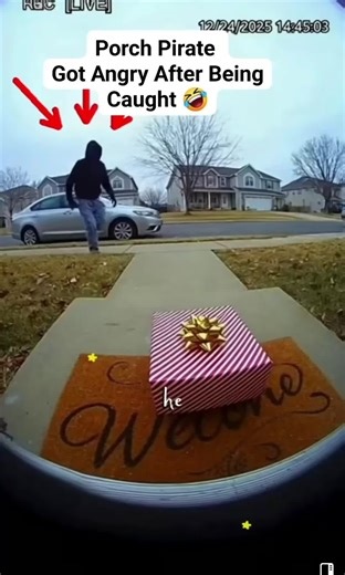 Caught on Camera: Exploding Package Prank
