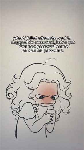 Why do i keep forgetting my passwords.. #art #digitalart #comics