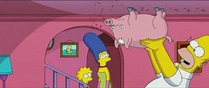 Hilarious Spider Pig moment from The Simpsons Movie
