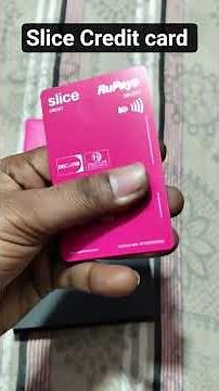 Slice Credit card Unboxing and review all features