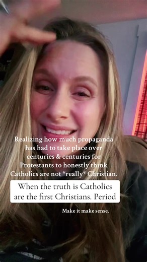 @romatomatilla thanks for saying this out loud first here & for the perfect audio!!! Anyone who’s not following this gal, give her a big follow! #catholictiktok #christiantiktok #protestant #catholicism #catholic