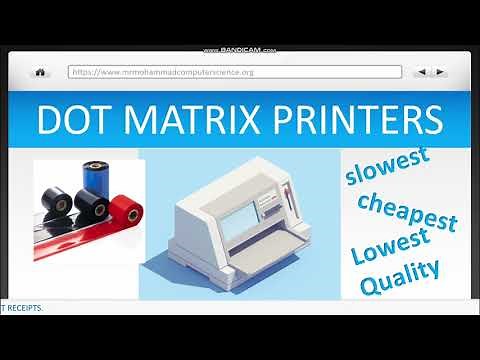TYPES OF PRINTERS (iGCSE/GCSE COMPUTER SCIENCE / ICT)