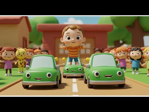 Count the Cars on the Busy Road | Fun Counting Song for Kids | Learn Numbers & Vehicles