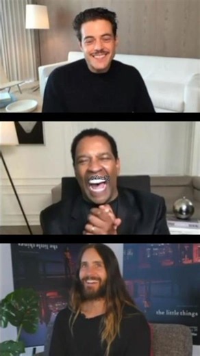 Rami Malek Makes Denzel Washington Lose it😂