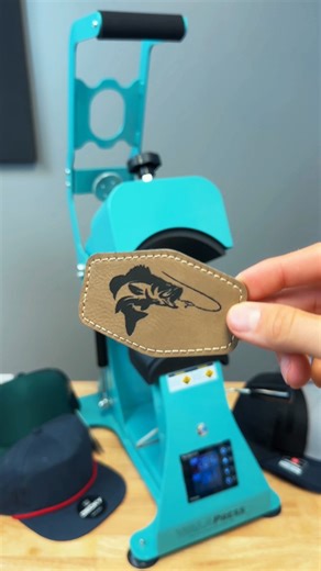 Turn heads with custom leatherette hat patches. Personalized, professional, and press-on easy. | Heat Transfer Warehouse