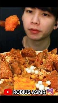 Mukbang Baso aci bapper + Bakso Urat Jumbo Pedas Mercon 🔥🔥