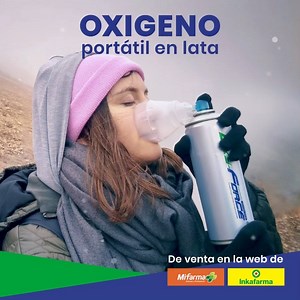 Disfruta viajar sin mal de altura llevando una lata de oxígeno portátil Oxy-Foce. Encuéntralo en Lima y el interior del país en Inkafarma y Mifarma. Cómpralo aquí: ➡️ Mifarma: http://bit.ly/mifarma1lata2 ➡️ Inkafarma: https://bit.ly/Inkafarma1lata | Oxy Force