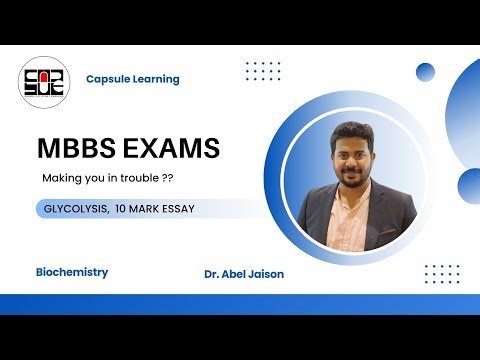 MBBS EXAMS: How to Write a 10-Mark ESSAY on GLYCOLYSIS | Biochemistry High-Yield Answer Structure
