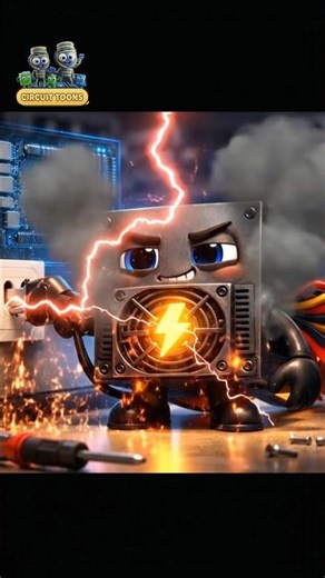 Computer ka असली Bodyguard कौन है? 🛡️ #PCBuild#PSU #PowerSupply #PCComponents #ComputerScience #Tec