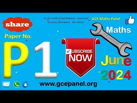Cameroon GCE A Level Pure Math Mechanics Paper 1 June 2024 Worked Solutions GCE Panel