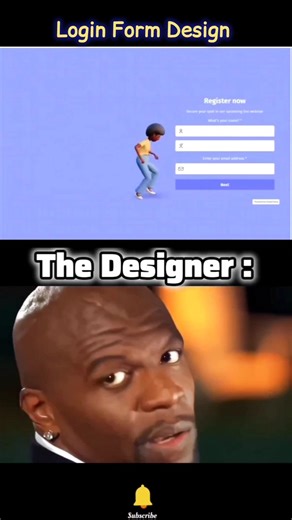 Animated Login Form 🔥#coding #shorts#funny #memes ‪@LearnComputerWithRCS‬