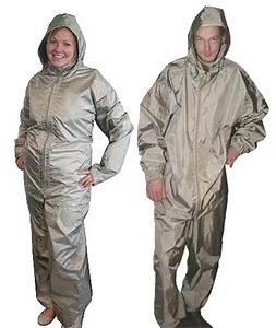 [Hot Item] Black and Silver Faraday Shielded Fabric Radiation Protection Technology RFID Blocking Clothes.