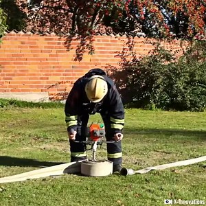 With this roller, fire hose rolling will be a fun task. | Interesting Engineering