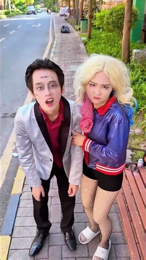 Boyfriend battle#joker #cosplay