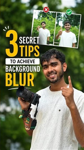 Background Blur Secret! 3 Easy Photography Tips for DSLR & Mirrorless Cameras