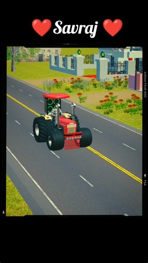 my favourite tractor savraj indian Vehicles Simulator 3D #shorts 😎😎