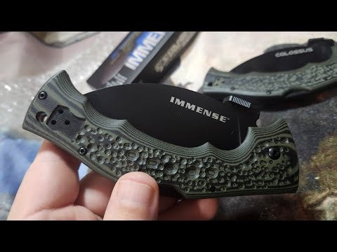 COLD STEEL Used The Wrong Adjective: Not Really Immense But Awesome!