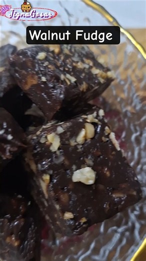Lonavala Style Walnut Fudge @JignaGosar #walnut #dessert #rakshabandhan
